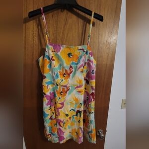 Lily Rose Floral Multicolor Women's Mini Dress